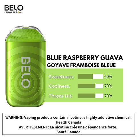 BELOplus 5000 Disposable Blue Raspberry Guava 2% (Sold by Single Unit)