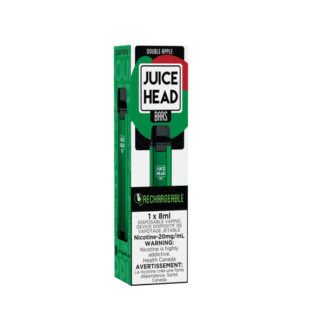 JUICE HEAD BARS 3K Puffs Double Apple (Sold by Single Unit)