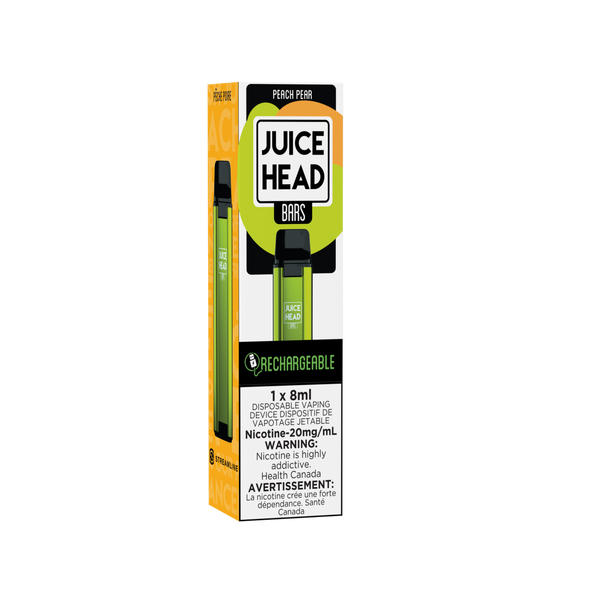 JUICE HEAD BARS 3K Puffs Peach Pear (Sold by Single Unit)