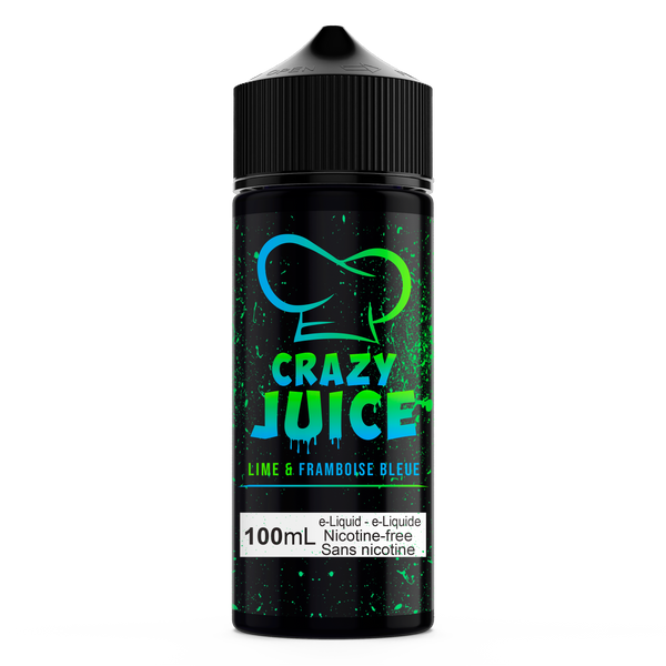 CRAZY JUICE - LIME FRAMBOISE BLEU 100ml 