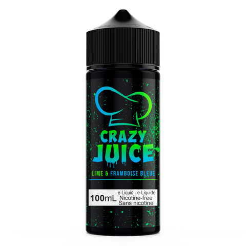 CRAZY JUICE - LIME FRAMBOISE BLEU 100ml 