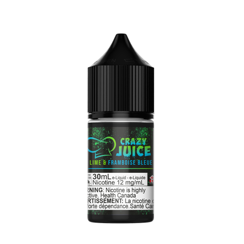 30ml CRAZY JUICE Salt - LIME FRAMBOISE BLEUE